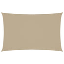 solsejl 2,5x5 m rektangulær oxfordstof beige