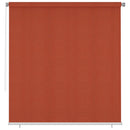 udendørs rullegardin 220x230 cm HDPE terracottafarvet