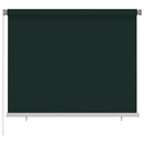 udendørs rullegardin 180x140 cm HDPE mørkegrøn
