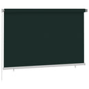 udendørs rullegardin 220x140 cm HDPE mørkegrøn