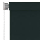 udendørs rullegardin 245 (B) x 140 (H) cm HDPE mørkegrøn