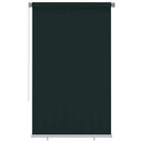 udendørs rullegardin 140x230 cm HDPE mørkegrøn
