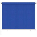 udendørs rullegardin 180x140 cm HDPE blå
