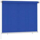 udendørs rullegardin 180x140 cm HDPE blå