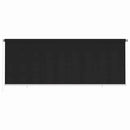 udendørs rullegardin 405 (B) x 140 (H) cm HDPE sort