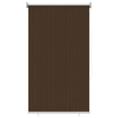 udendørs rullegardin 105 (B) x 140 (H) cm HDPE brun