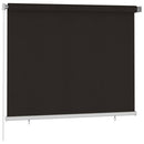 udendørs rullegardin 180x140 cm HDPE brun
