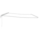 Markiseramme Hvid 600 × 300 cm Aluminium