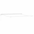 Markiseramme Hvid 450 × 350 cm Aluminium