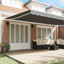 Markiseramme Hvid 600 × 350 cm Aluminium