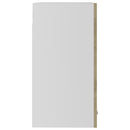 hængende vitrineskab "Lyon" Sonoma eg 60x31x60 cm konstrueret træ