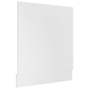 opvaskemaskinepanel "Lyon" hvid 59,5x3x67 cm konstrueret træ