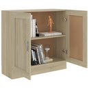 bogreol 82,5x30,5x80 cm konstrueret træ sonoma-eg