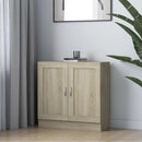 bogreol 82,5x30,5x80 cm konstrueret træ sonoma-eg