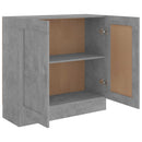bogskab 82,5x30,5x80 cm konstrueret træ betongrå