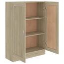 bogskab 82,5x30,5x115 cm konstrueret træ sonoma-eg