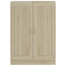 bogskab 82,5x30,5x115 cm konstrueret træ sonoma-eg