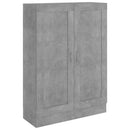 bogskab 82,5x30,5x115 cm konstrueret træ betongrå
