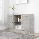 skænk 120x30,5x70 cm konstrueret træ betongrå