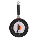 325164 vidaXL Wall Clock with Fried Egg Pan Design 18,8 cm