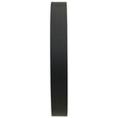 lysende vægur 30 cm sort