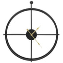 vægur 52 cm jern sort