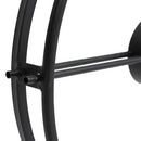 vægur 52 cm jern sort