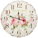vægur vintagestil blomst 60 cm