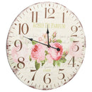 vægur vintagestil blomst 60 cm
