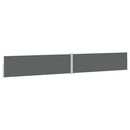 sammenrullelig sidemarkise til terrassen 170x1200 cm antracit