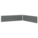 sammenrullelig sidemarkise til terrassen 170x1200 cm antracit