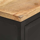 skænk 60x35x78 cm massivt ru mangotræ