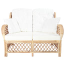 2-personers sofa rattan