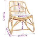 rattanstol linned