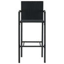 barstole 4 stk. polyrattan sort
