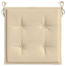 hynder til havestol 2 stk. 40x40x4 cm oxfordstof beige