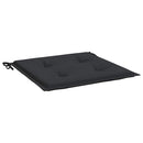 hynder til havestol 6 stk. 40x40x3 cm oxfordstof sort
