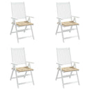 hynder til havestol 4 stk. 50x50x4 cm oxfordstof beige