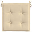 hynder til havestol 4 stk. 50x50x3 cm oxfordstof beige