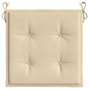 hynder til havestol 6 stk. 50x50x3 cm oxfordstof beige