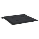 hynder til havestol 4 stk. 50x50x3 cm oxfordstof sort
