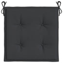 hynder til havestol 4 stk. 50x50x3 cm oxfordstof sort