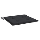 hynder til havestol 6 stk. 50x50x3 cm oxfordstof sort