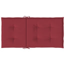 Have stol puder 4 stk. Oxford stof Vinrød 100 x 50 x 3 cm