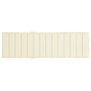 hynde til liggestol 200x50x3 cm oxfordstof cremefarvet