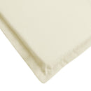 hynde til liggestol 200x50x3 cm oxfordstof cremefarvet