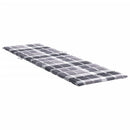 hynde til liggestol 200x50x3 cm oxfordstof gråternet