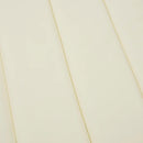 hynde til liggestol 200x60x3 cm oxfordstof cremefarvet