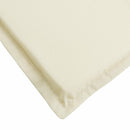 hynde til liggestol 200x60x3 cm oxfordstof cremefarvet