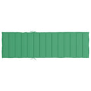 hynde til liggestol 200x60x3 cm oxfordstof grøn